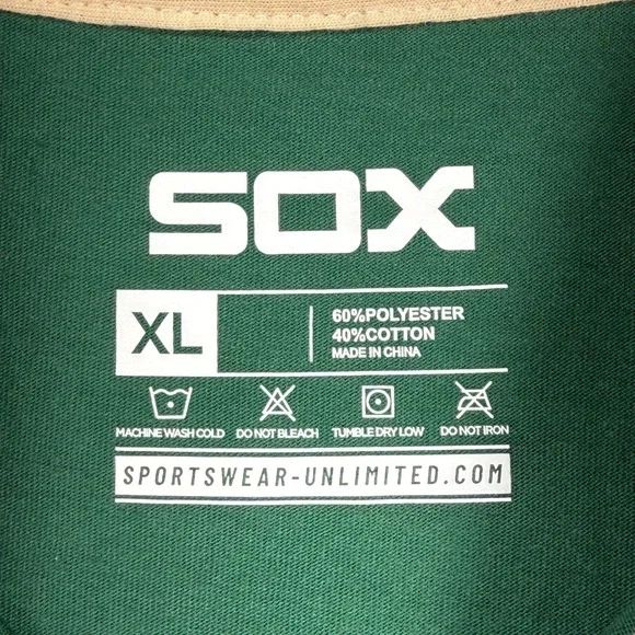Chicago White Sox Polo Rugby Shirt Men's XL Green St Patrick's Day Miller Lite - Picture 4 of 11